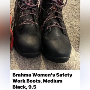 Brahma Women's Black Combat Boots. Like new used once